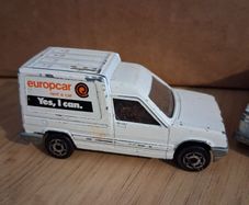 Diecast Majorette Renault Express Truck "europcar Rent A Car" 233 Ech: 1/53
