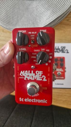 reverb pedal,  hall of fame