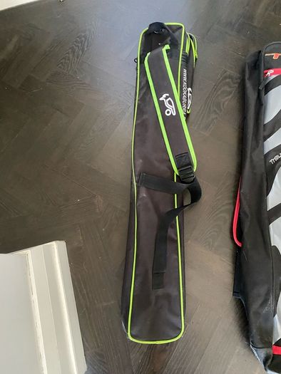 Hockey sticks;  bags & shin guards