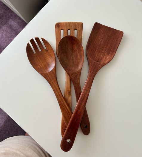New Wooden Utensils - Set of 4