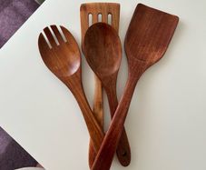 New Wooden Utensils - Set of 4