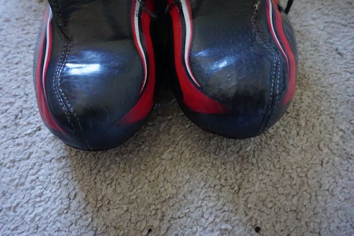 Football Boots Adidas F50.6 Tunit Grey/Red (2006) Size 7UK ALL