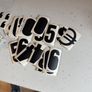 Adhesive numbers/letters/symbols 50 mm 4 packs Image 4