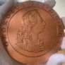 Great Britain 1797 huge King George III proof cartwheel twopence medallion Image 5