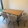 Selling beautiful 1.4m extending dinning table oak (extends to 1.9m) Image 2