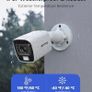 8CH 3K Lite Security CCTV Camera System, AI Human & Vehicle Detection, 5MP Lite DVR with 1TB Hard Drive and 4 x 1920TVL 2MP Home Security Cams, Dual-light with Color Night Vision, IP67 Image 2