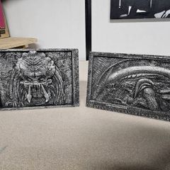 Aliens and Predator collectibles
