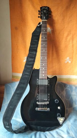 Modified 6 string Stagg L250 ( les paul junior Shape)