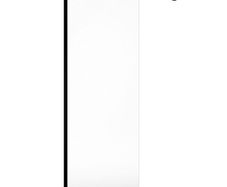 Wetroom panel - Sonas Aspect 1200 mm Matt Black