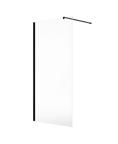 Wetroom panel - Sonas Aspect 1200 mm Matt Black