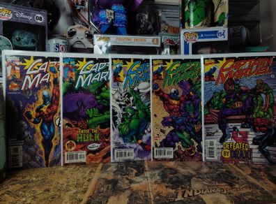Captain Marvel ! Including Rare Variant Cover Issue #2 ! Hulk Appearance ! 2000 ! by Marvel !