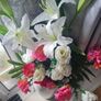 flowers and tall vase Image 2