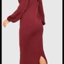 Burgundy dress Image 2