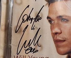 Will Young signed CD.