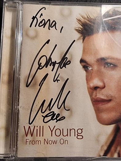 Will Young signed CD.