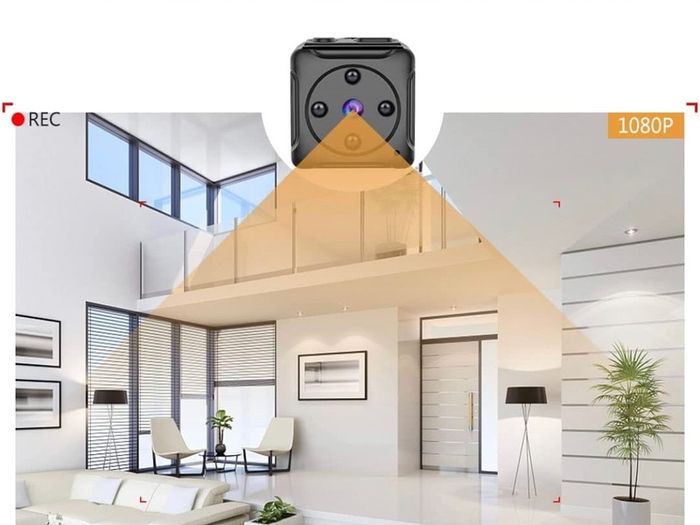 Mini Small Camera 1080P HD Small Portable Cordless Outdoor Cameras,Home Surveillance Security Camera with Night Vision and Motion Detection,Compact Outdoor/Indoor Video Recorder