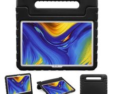 For Samsung Galaxy Tab A7 10.4 2020 Kids Case Shockproof Cover With Stand - Black