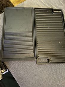 cast iron grill and griddle plates