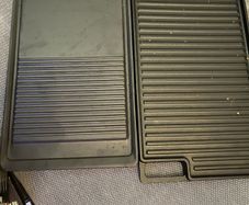 cast iron grill and griddle plates