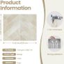 3D Stick on Tiles, Peel and Stick Wall Tiles, Self Adhesive Wall Tiles Waterproof Stick on Tiles Kitchen, Herringbone Sticky Tiles for Bathroom 10 Sheets/Pack (23x29cm) Beige Image 5