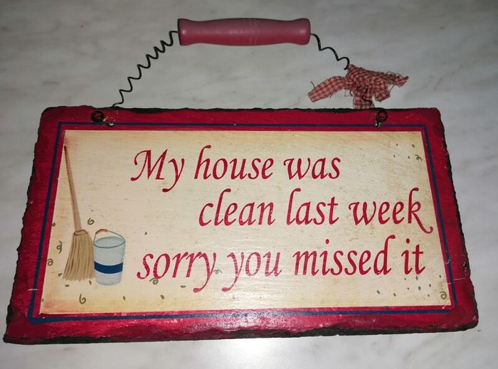 Hanging Home Decor Slate Sign Plaque