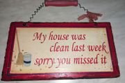 Hanging Home Decor Slate Sign Plaque