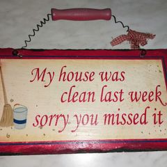 Hanging Home Decor Slate Sign Plaque