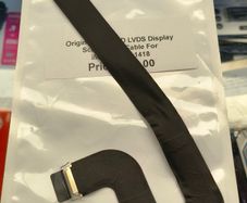Original LCD LED LVDS Disply Screen Flex Cable For iMac 21.5" A1418/ Used