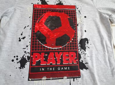 NEW Boys T-shirt with 2 way Sequins 12-13yrs
