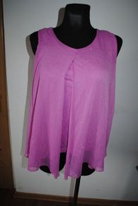 Brand new M&Co Mauve sleveless top size UK14 EU42 Free post