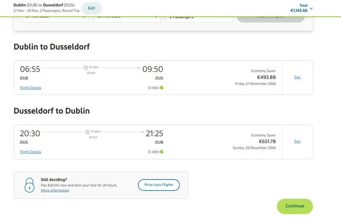 Dusseldorf Flights for Xmas Markets