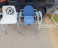 Commode, shower chair bundle