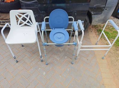 Commode, shower chair bundle