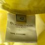 blouse LAutre Chose Yellow Cotton Blouse Size 42 Puff Sleeve Tie Neck Made in Italy Image 7