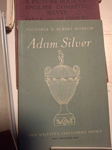 10 x Vintage1920's / 60's  Books on old silver from the 18th century