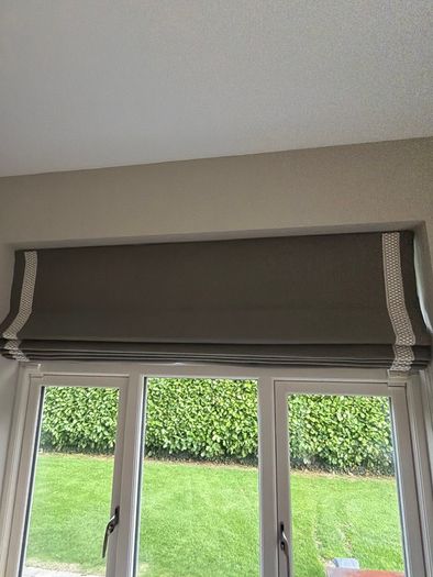 Curtains and blind