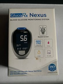 Gluco Rx Nexus Blood Glucose Monitoring System brand new