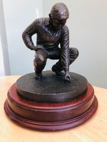 Limited Edition Extra Large Jeanne Rynhart Cold Cast Bronze Figurine