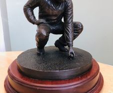 Limited Edition Extra Large Jeanne Rynhart Cold Cast Bronze Figurine