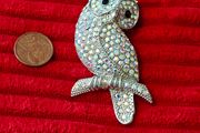 Costume Owl Brooch - Nice Quality (CS24)