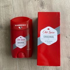 Old spice stick deodorant & aftershave lotion