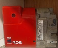 Oil burner for parts