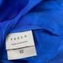 Preen By Thornton Bregazzi Royal Blue Silk Blouse Size Medium Image 4