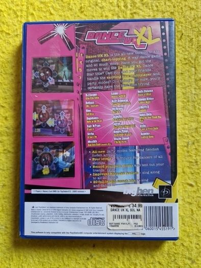 Dance UK XL PlayStation2 Ps2 Games Original