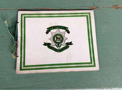 WW1  - Boer War pamphlet 2nd Battalion Worcestershire