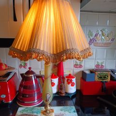 Vintage onyx table  lamp