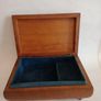 Antique Wooden and Brass Inlay Music Jewellery Box Image 3