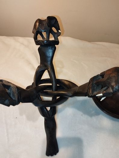 Vintage African carved wood