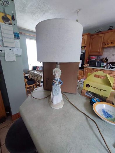 Table Lamp Medifle Valencia By Porcelanas Mediterraneo Hand Made In Spain