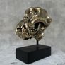 Gorilla Skull - Polished Bronze (Signed) Image 6